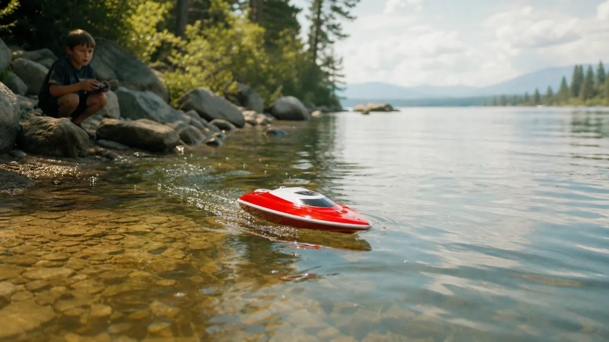 Bateau télécommandé enfant : guide d'achat et sécurité