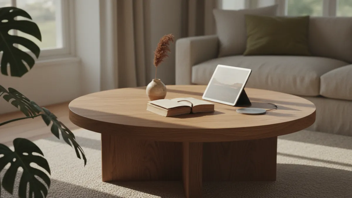 Pourquoi la table ronde de salon est la plus plébiscitée