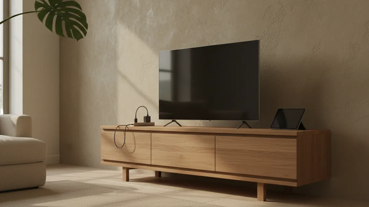Meuble télé : comment choisir le modèle idéal pour votre salon