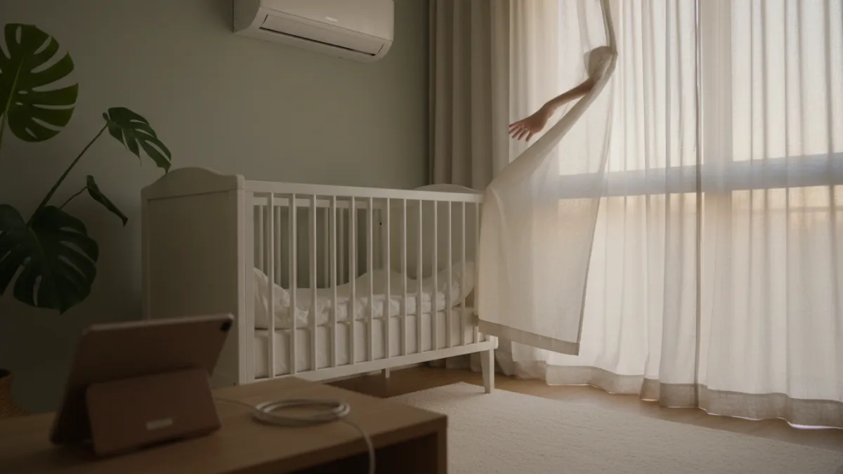 Comment rafraîchir une chambre de bébé efficacement